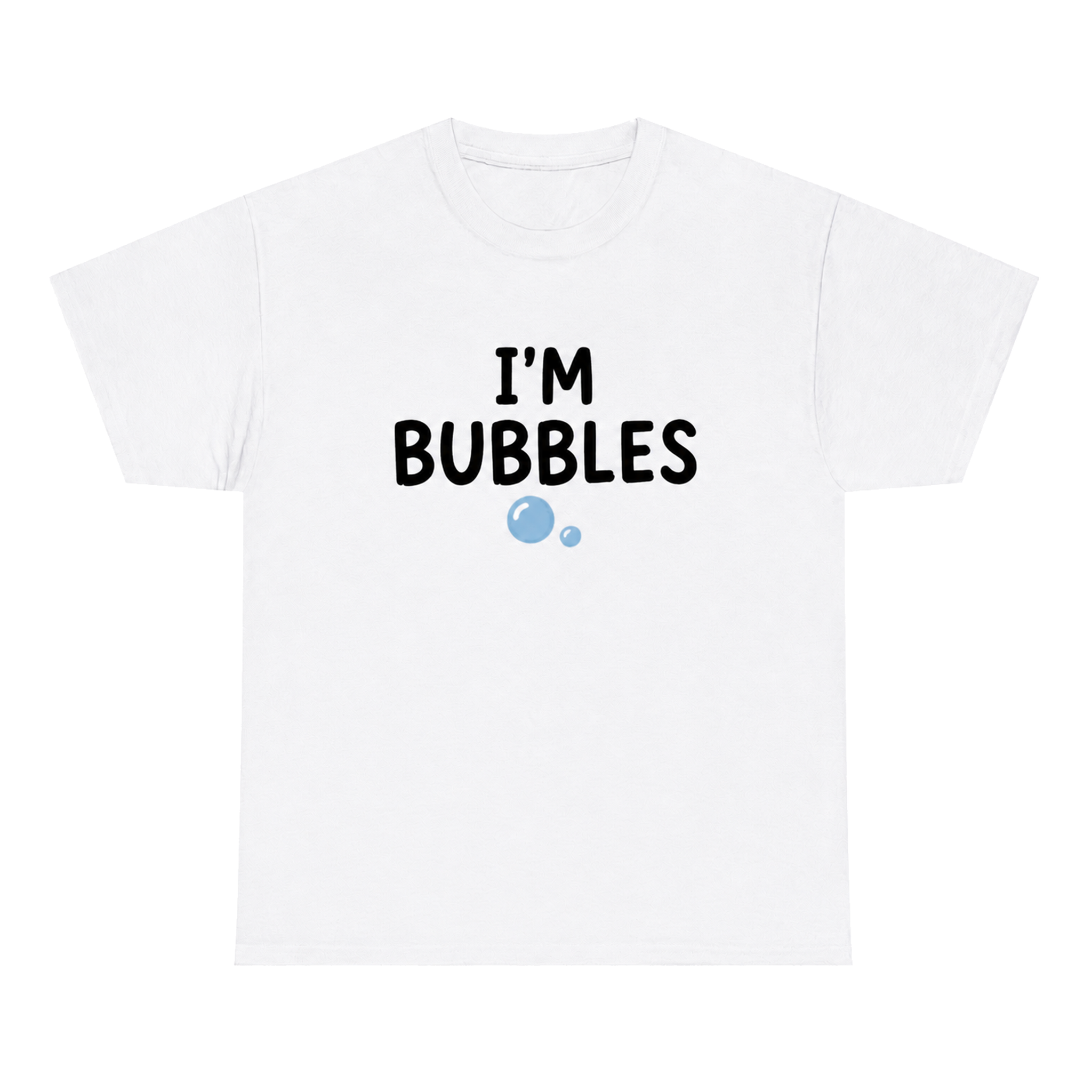 I'm Bubbles — matching couple t-shirt, front print