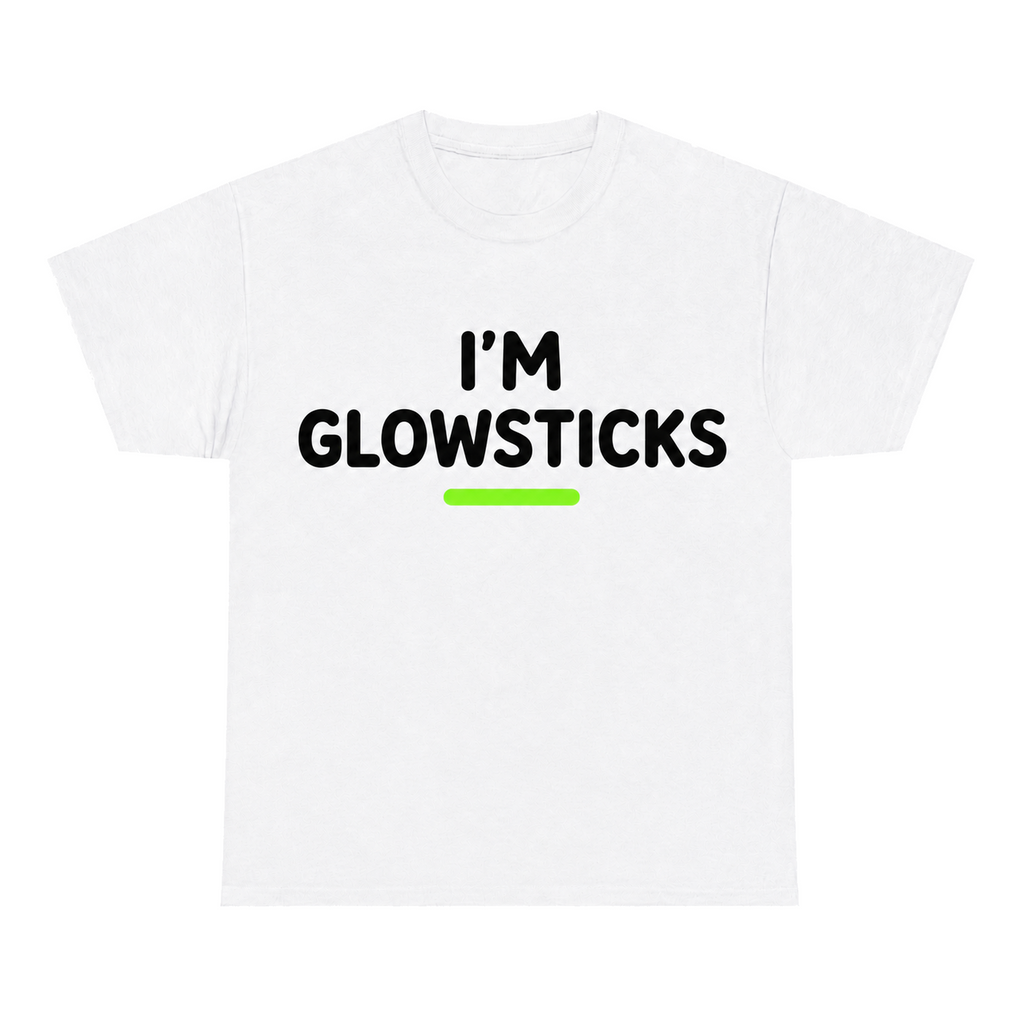 I'm Glowsticks — matching couple t-shirt, front print