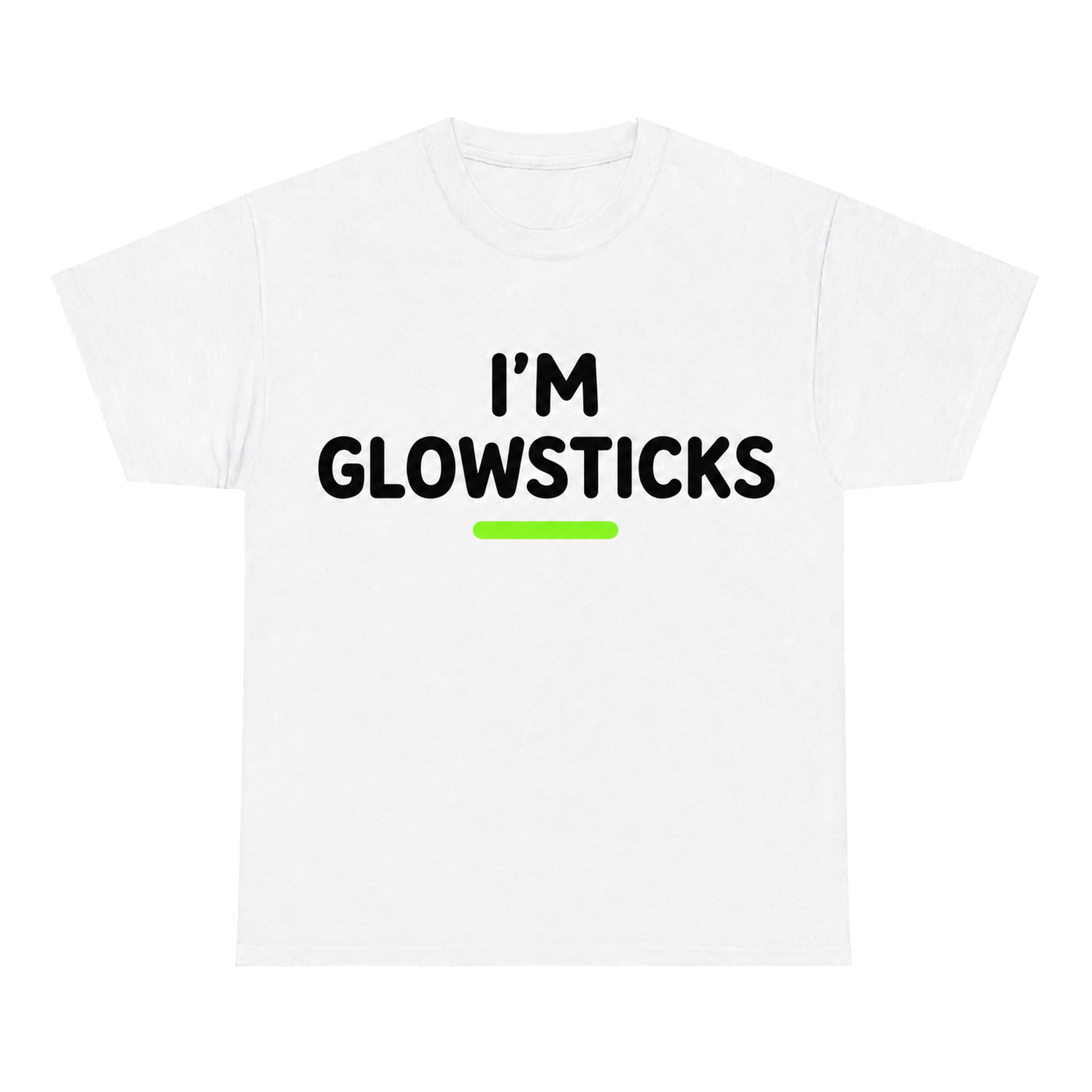 I'm Glowsticks — matching couple t-shirt, front print