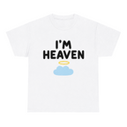 I'm Heaven — matching couple t-shirt, front print