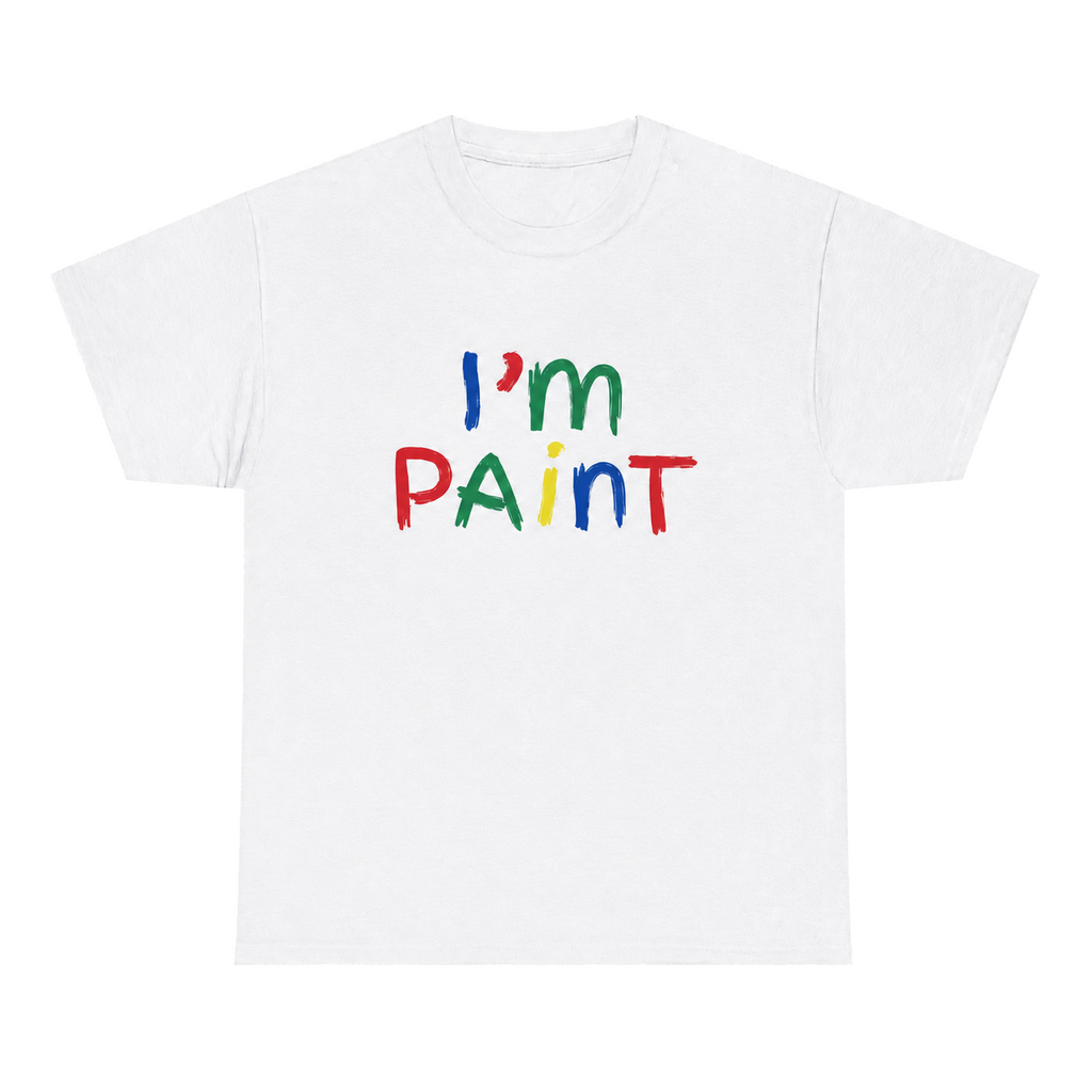 I'm Paint — matching couple t-shirt, front print