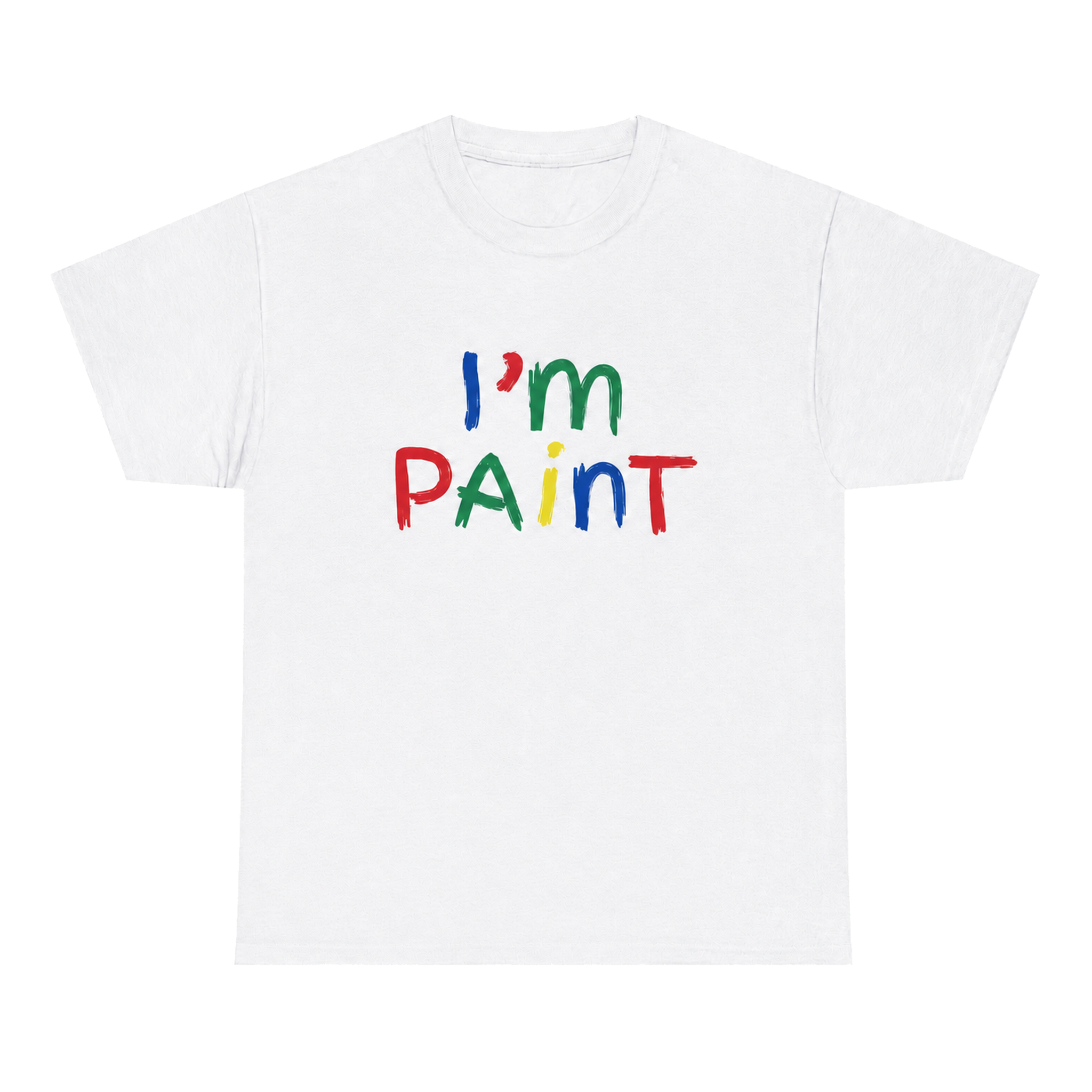 I'm Paint — matching couple t-shirt, front print