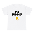 I'm Summer — matching couple t-shirt, front print