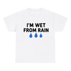 I'm Wet From Rain — matching couple t-shirt, front print